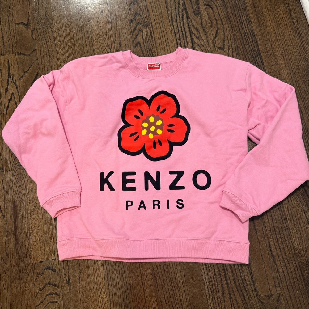 SOLD !!    Kenzo Pink Crewneck Sweatshirt